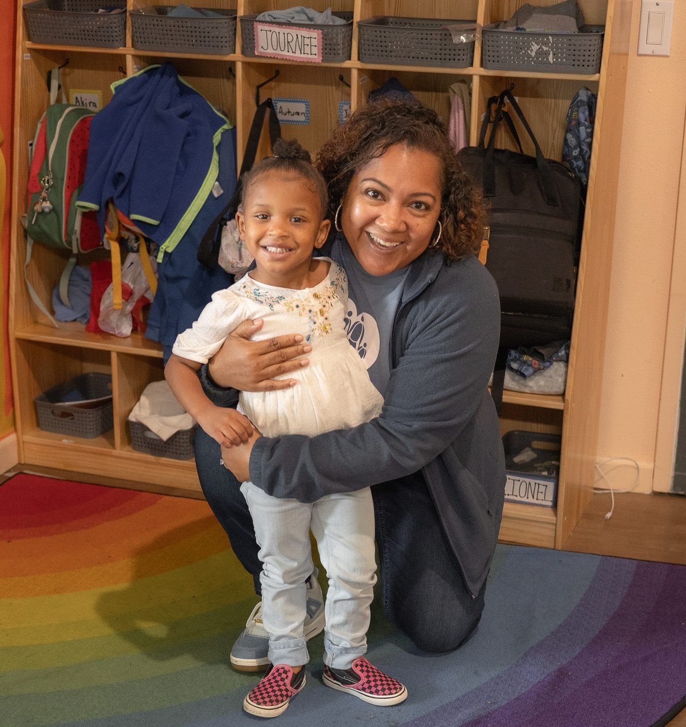 Children enjoying daycare activities