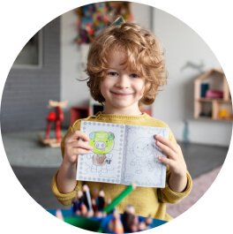 Children enjoying daycare activities